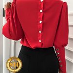 شومیز زنانه مزون دوز کد 602