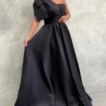 پیراهن یکطرفه مزون دوز کد 253